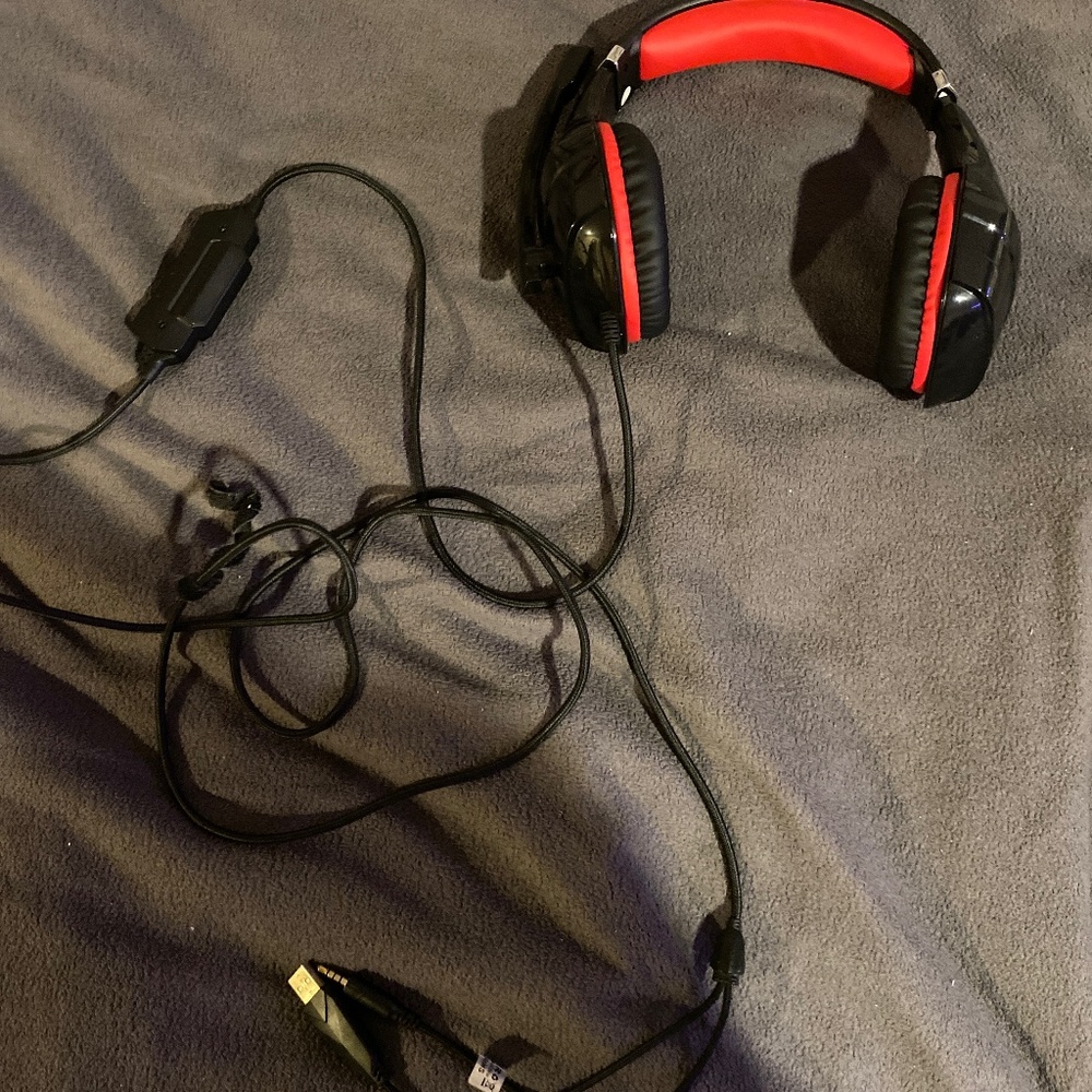 Gaming headset with mic